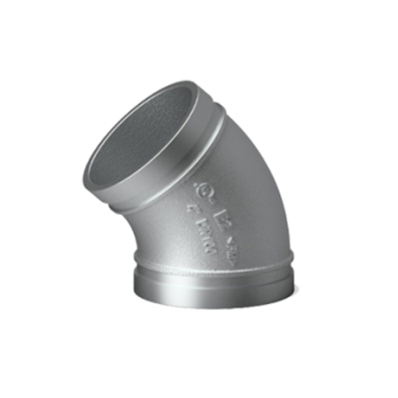 ELBOW ROLL GROOVE 45DG 100MM
