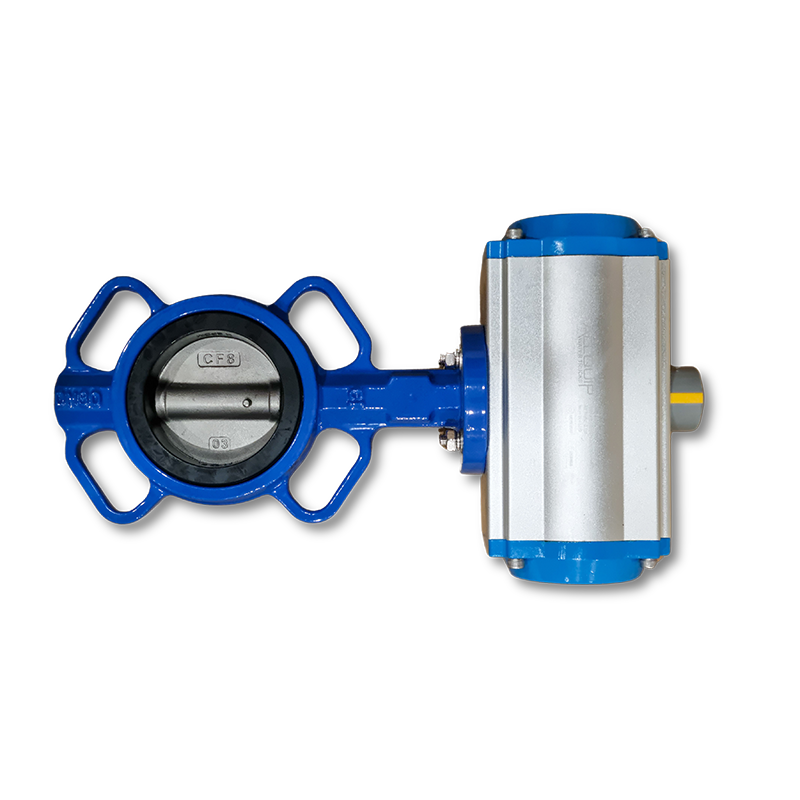 BUTTERFLY VALVE FLANGE SPRING RETURN 80MM
