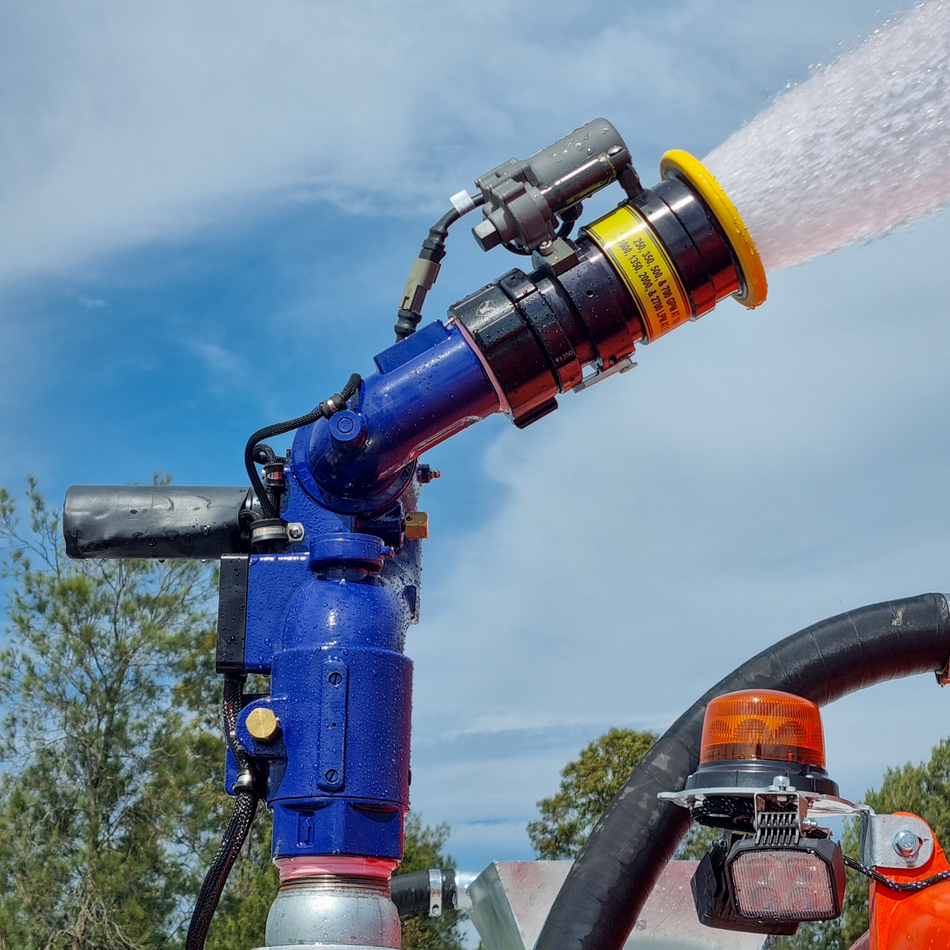 NITRO HD ELECTRIC CANNON KIT WITH ELECTRIC NOZZLE AND JOYSTICK CONTROLLER.